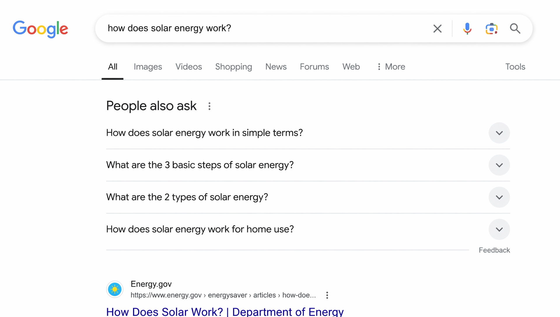 People Also Ask (PAA) Google serp